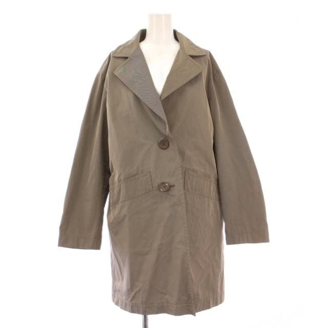 中古】ヘルノ HERNO チェスターコート アウター ミドル丈 ワンカラー  