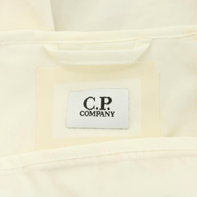 【中古】シーピーカンパニー C.P.COMPANY パーカー ジップアップ 白 ホワイト 16SCPUC04349 /AN38 メンズ
