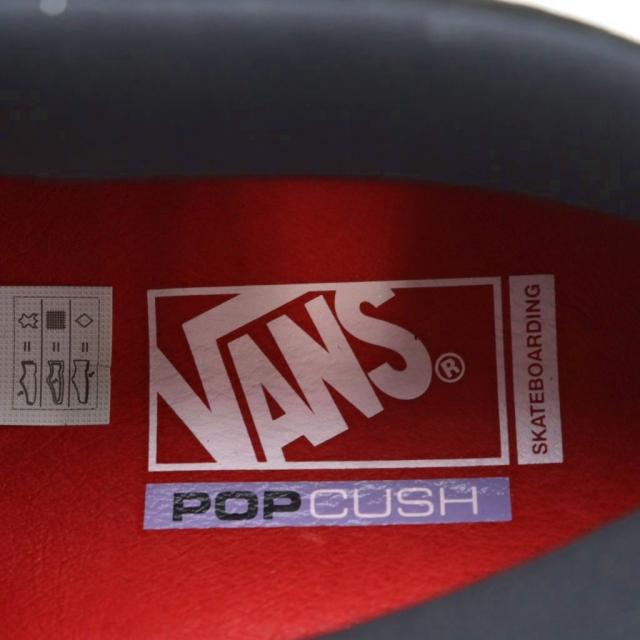 【中古】シュプリーム SUPREME × バンズ Vans ハーフキャブ Half Cab スニーカー シューズ ステッチ ロゴ 25.5cm 黒