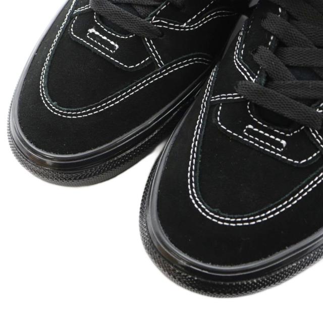 【中古】シュプリーム SUPREME × バンズ Vans ハーフキャブ Half Cab スニーカー シューズ ステッチ ロゴ 25.5cm 黒