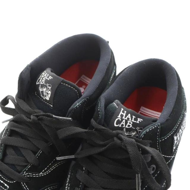 【中古】シュプリーム SUPREME × バンズ Vans ハーフキャブ Half Cab スニーカー シューズ ステッチ ロゴ 25.5cm 黒