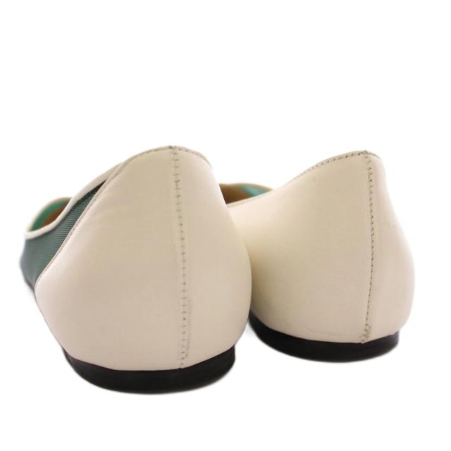 中古】ジミーチュウ SAIA FLAT フラットシューズ パンプス レザー