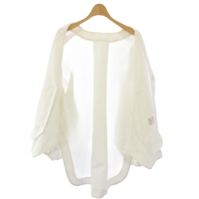 中古】ル フィル ヘリンボーン ジャガードジャケット カーディガン  