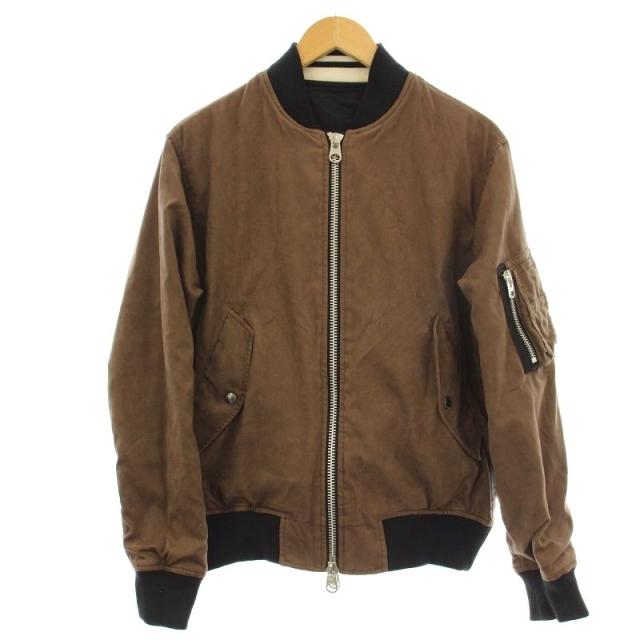 【中古】ソフネット SOPHNET. SOUVENIR BLOUSON フェイクスエード ジャンパー ブルゾン S 茶 ブラウン SOPH-192012