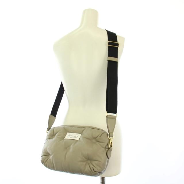 【中古】メゾンマルジェラ 11 Maison Margiela 11 グラムスラム ショルダーバッグ レザー グレージュ SB1WB0006 中古】メゾンマルジェラ 11 Maison Margiela 11 グラムスラム