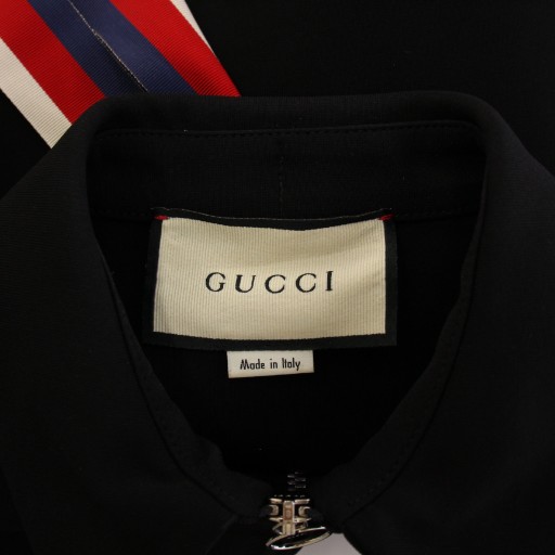 中古】グッチ GUCCI フレアワンピース ひざ丈 ノースリーブ ストレッチ