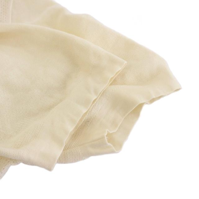 【中古】ダンヒル dunhill ニット ポロシャツ 半袖 シルク混 2XL アイボリー 白 /YM メンズ_6
