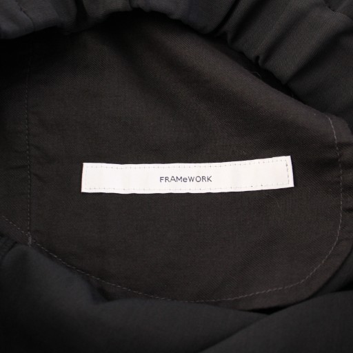 中古】フレームワーク 25SS ポリエステルツイルリラックスパンツ