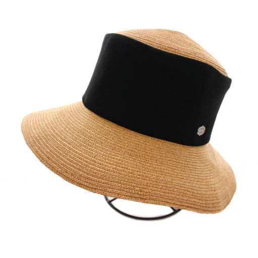 【中古】デイジーリンフォクシー Take me on a vacance ラフィアハット つば広 麦わら帽子 ベージュ 34805