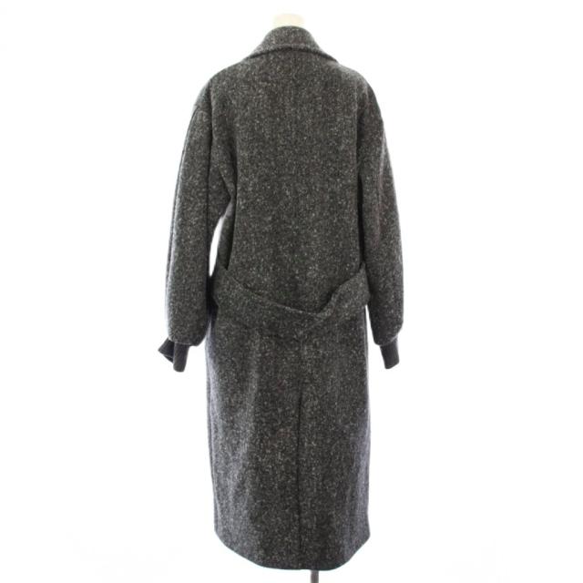 中古】コーチ COACH オーバーコート ロングコート アウター XS グレー