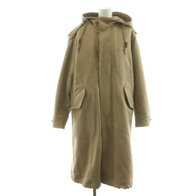 【中古】アーペーセー A.P.C. SUZANNE KOLLER コート ロング丈 フード ウール アウター 1 ベージュ 23216-1-36221