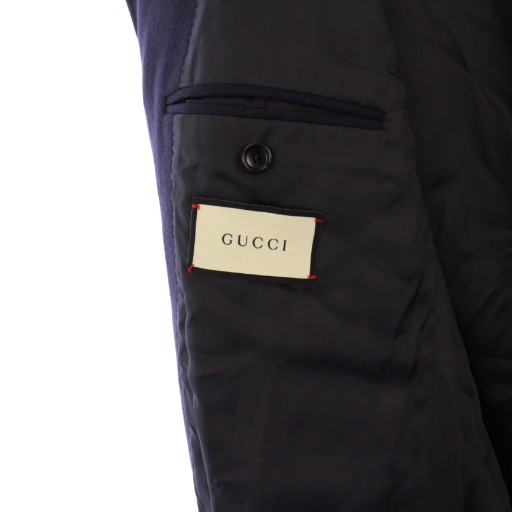 中古】グッチ GUCCI チェスターコート アウター ロング ウール 50R