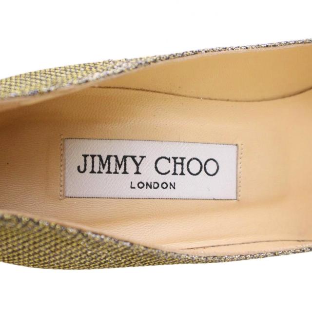 【中古】ジミーチュウ JIMMY CHOO パンプス ポインテッドトゥ ハイヒール ラメ 36 シルバーカラー /BB レディース_6