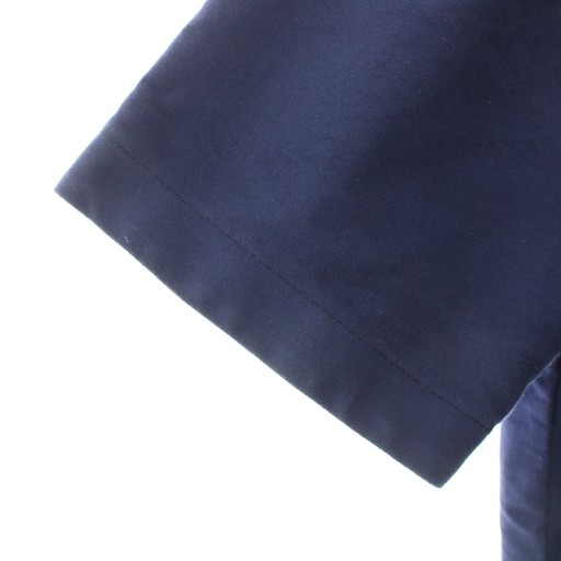 【中古】サカイ sacai 24SS モールスキンシャツ Moleskin Shirt 半袖 比翼ボタン タグ付き 3 紺 24-03309M メンズ 中古】サカイ sacai 24SS モールスキンシャツ Moleskin Shirt 半袖