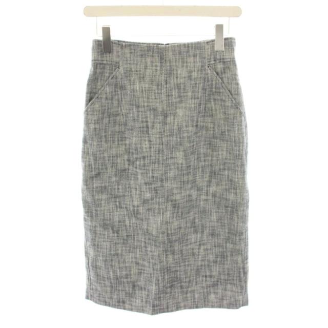 【中古】アナイ スーツ セットアップ 上下 ノーカラージャケット 34 スカート ロング タイト 36 紺 レディース 中古】アナイ スーツ セットアップ 上下 ノーカラージャケット 34