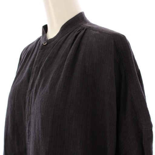 中古】スズキ タカユキ シャツワンピース マキシ ロング 長袖 バンド