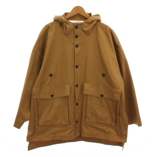 【中古】ヴォアーブ VOAAOV ルーズマウンテンパーカー ジャケット アウター 1 ベージュ VOMP-C04 /YM メンズ