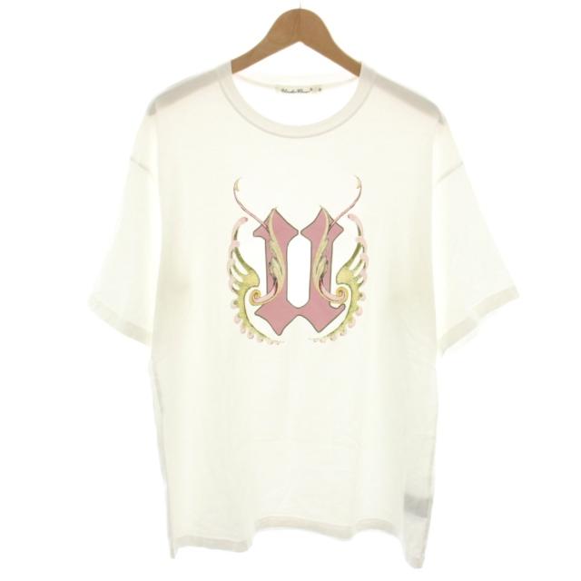 【中古】アンダーカバー 25SS BOTANICAL Tee Tシャツ カットソー クルーネック 半袖 プリント 3 白 UC1E2803 メンズ