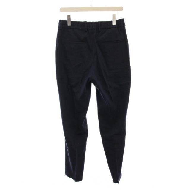 【中古】ヒューゴボス HUGO BOSS シングルスーツ セットアップ 上下 テーラードジャケット パンツ リネン混 44 紺_7