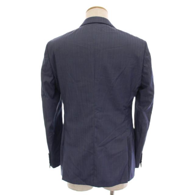 【中古】エンポリオアルマーニ EMPORIO ARMANI M LINE シングルスーツ セットアップ 上下 ストライプ_1