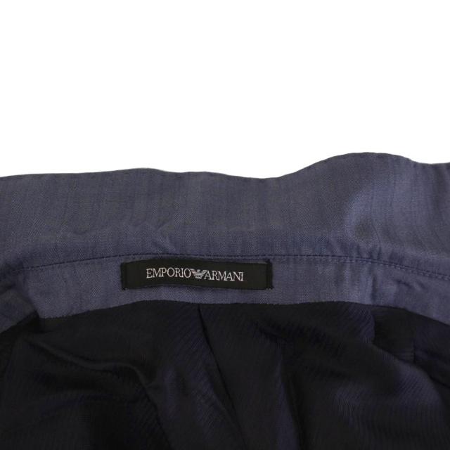 【中古】エンポリオアルマーニ EMPORIO ARMANI M LINE シングルスーツ セットアップ 上下 ストライプ_4