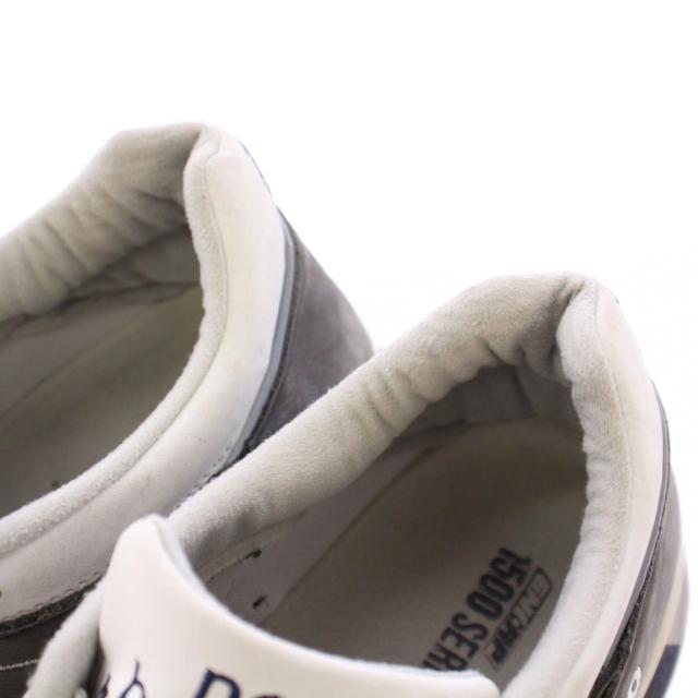 【中古】ニューバランス 1500メイドインUK 35thアニバーサリー スニーカー US9.5 27.5cm グレー U1500ANI