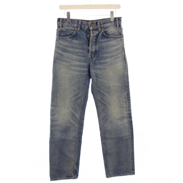 【中古】セリーヌ CELINE W_BF_007 POLLY ポリージーンズ クリスタルリンスデニムパンツ ダメージ加工 26 青
