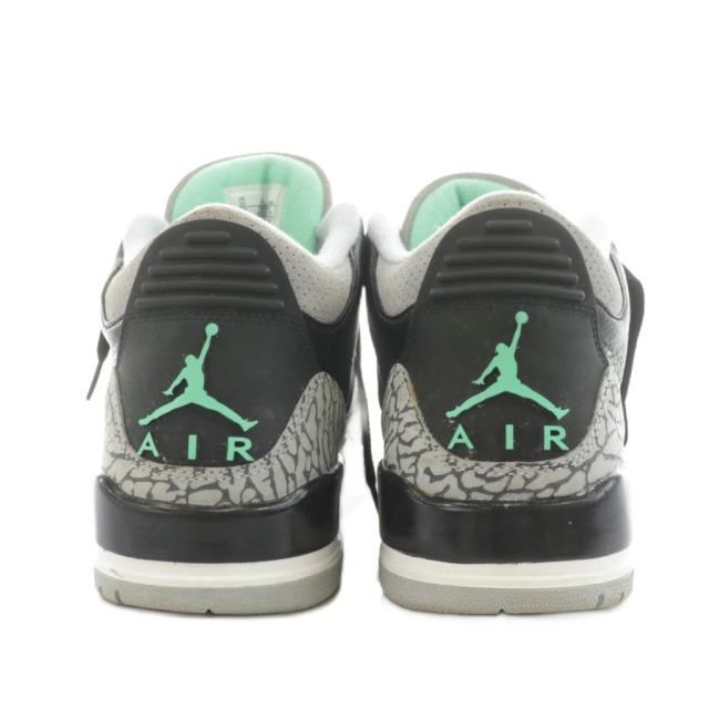 【中古】ナイキ NIKE エアジョーダン レトロ AIR JORDAN 3 RETRO スニーカー ロゴ US10 28.0cm 黒 CT8532-031