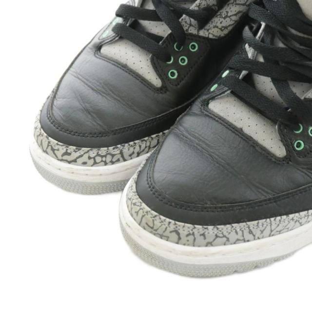 【中古】ナイキ NIKE エアジョーダン レトロ AIR JORDAN 3 RETRO スニーカー ロゴ US10 28.0cm 黒 CT8532-031