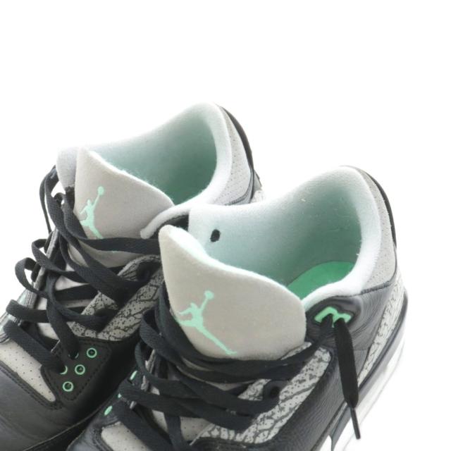 【中古】ナイキ NIKE エアジョーダン レトロ AIR JORDAN 3 RETRO スニーカー ロゴ US10 28.0cm 黒 CT8532-031