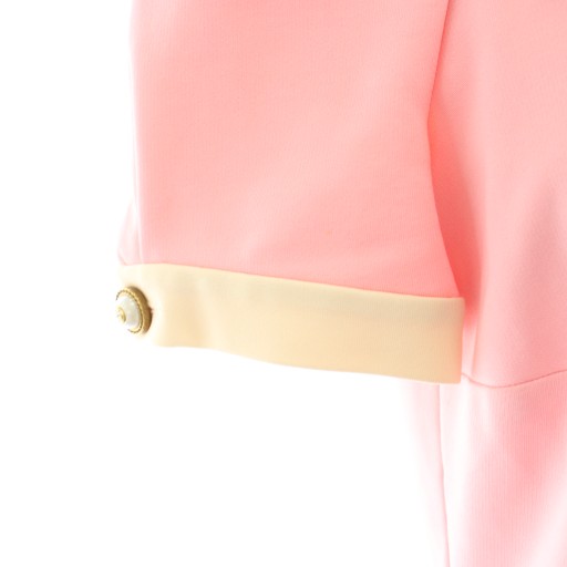 中古】グッチ ジャージーフリルワンピース 半袖 インターロッキングGG