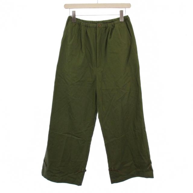 【中古】ナナミカ nanamica Tencel Cotton Chino Pants チノパンツ ジップフライ 0 グリーン S25SC067 /BM レディース