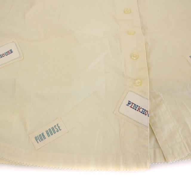 中古】ピンクハウス PINK HOUSE 生成ネーム使いスカート ロング フレア