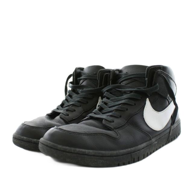 【中古】ナイキ NIKE ダンク ラックス チャッカ ハイカット スニーカー シューズ US8 26.0cm 黒 910088-001