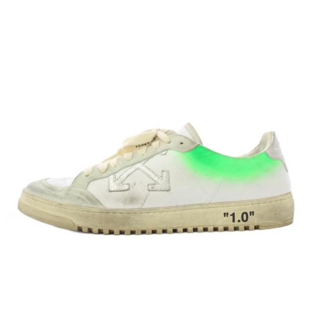 【中古】オフホワイト OFF WHITE 2.0 SNEAKER スニーカー シューズ 42 白 OMIE9-1004 /TK メンズ
