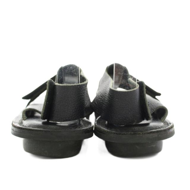 【中古】トリッペン trippen モーダル MODAL サンダル ベルクロ アンクルストラップ レザー 24.5cm 黒 レディース