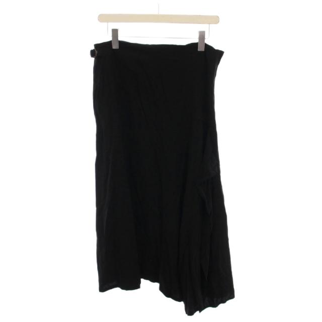 【中古】ワイズ Y's ヨウジヤマモト 24SS サルエルパンツ フレア 2 黒 ブラック YO-P12-202 /YM レディース