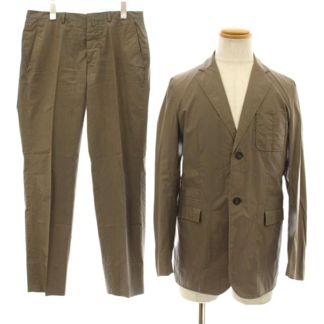 【中古】ジルサンダー シングルスーツ セットアップ テーラードジャケット テーパードパンツ 44 AM151308 AM210931