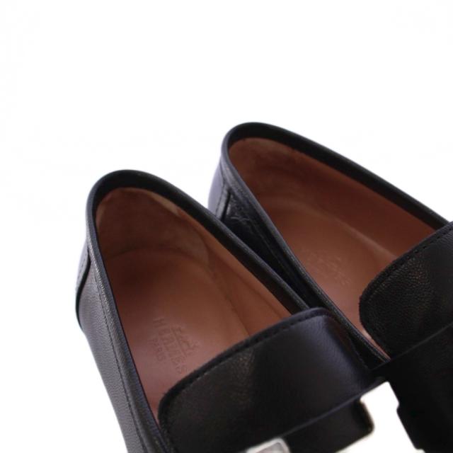中古】エルメス HERMES コンスタンス ローファー モカシン Hロゴ