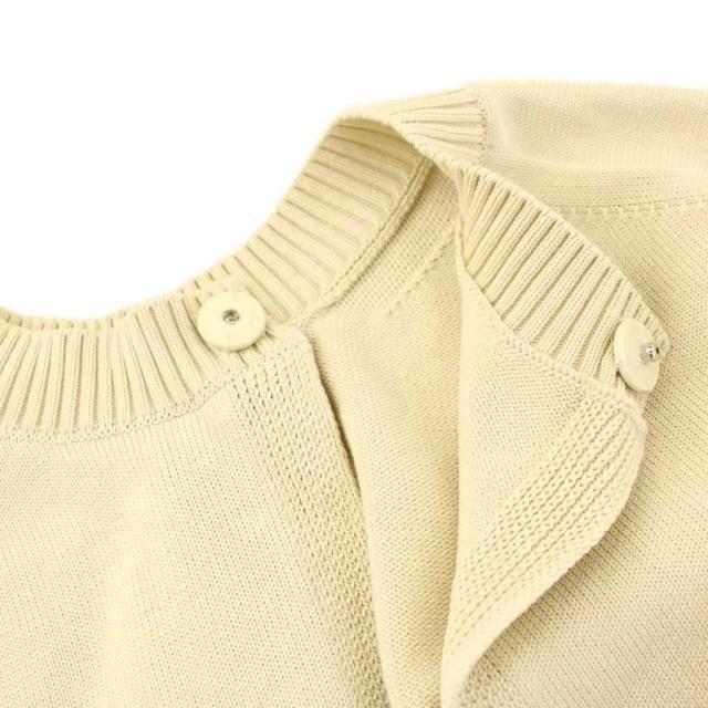 【中古】オーラリー AURALEE DRY COTTON KNIT VEST ニットベスト クルーネック コットン 0 ベージュ A23SV01AD_5
