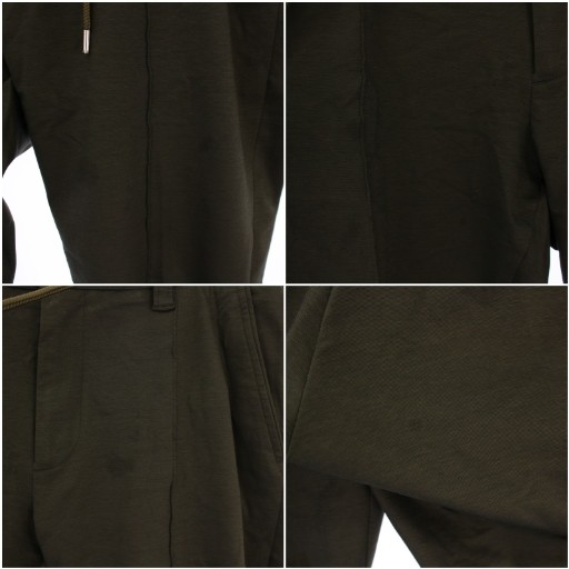 【中古】1PIU1UGUALE3 COMFY スーツ セットアップ 上下 テーラードジャケット パンツ VI カーキ メンズ_7