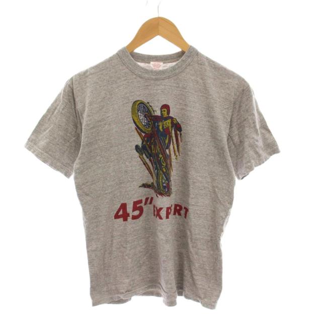 【中古】フリーホイーラーズ FREEWHEELERS パワーウェア POWER WEAR Tシャツ カットソー 45’’EXPERT プリント