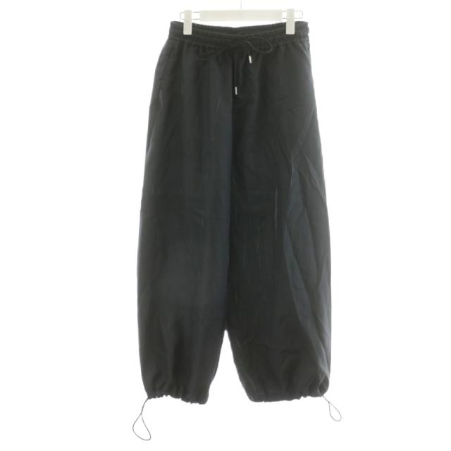 【中古】ヴェイン VEIN × シティ CTHY PE WRINKLES TAFFETA WIDE PANTS ジョガーパンツ 総柄 2 グレー VP31-338