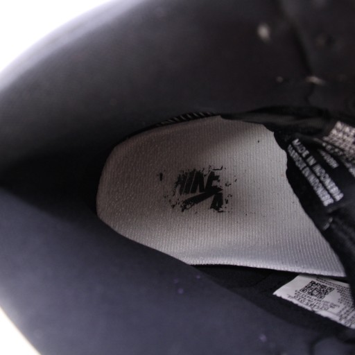 【中古】ナイキ エアジョーダン1レトロハイOGブラックホワイト スニーカー US10.5 28.5cm DZ5485-010