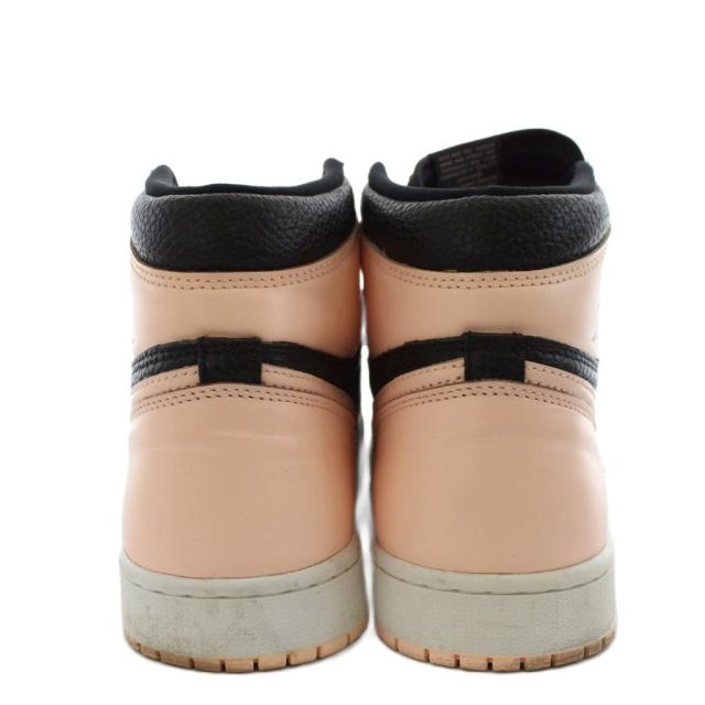 【中古】ナイキ エアジョーダン レトロ ハイ スニーカー シューズ US10 28.0cm ピンク 黒 555088-081