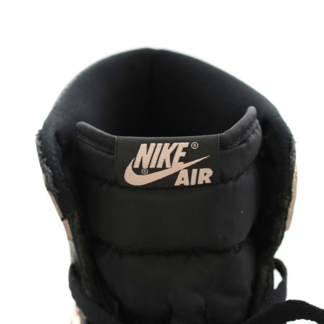 【中古】ナイキ エアジョーダン レトロ ハイ スニーカー シューズ US10 28.0cm ピンク 黒 555088-081