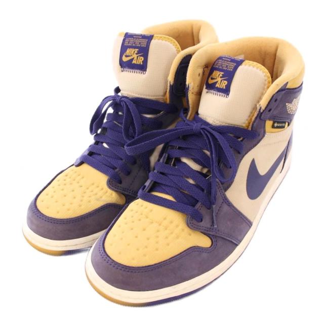 【中古】ナイキ エアジョーダン1 エレメントゴアテックススカイJパープル スニーカー US10.5 28.5cm DB2889-501