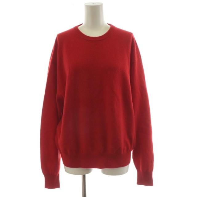 【中古】ドゥーズィエムクラス エブリデイアイライク 24AW Charlotte クルーネック プルオーバー ニット セーター 赤