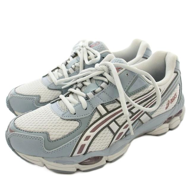 【中古】アシックス asics GEL-NYC 2055 ゲルエヌワイシー スニーカー 25cm 水色 ライトブルー 123A542-020