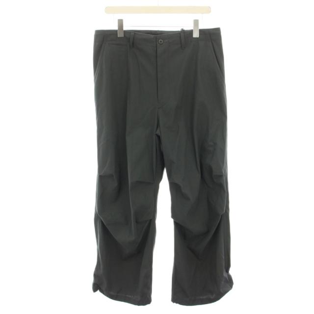 【中古】グラフペーパー 25SS ハイツイストギャバジンミリタリーパンツ 1 チャコールグレー GM251-40275 メンズ